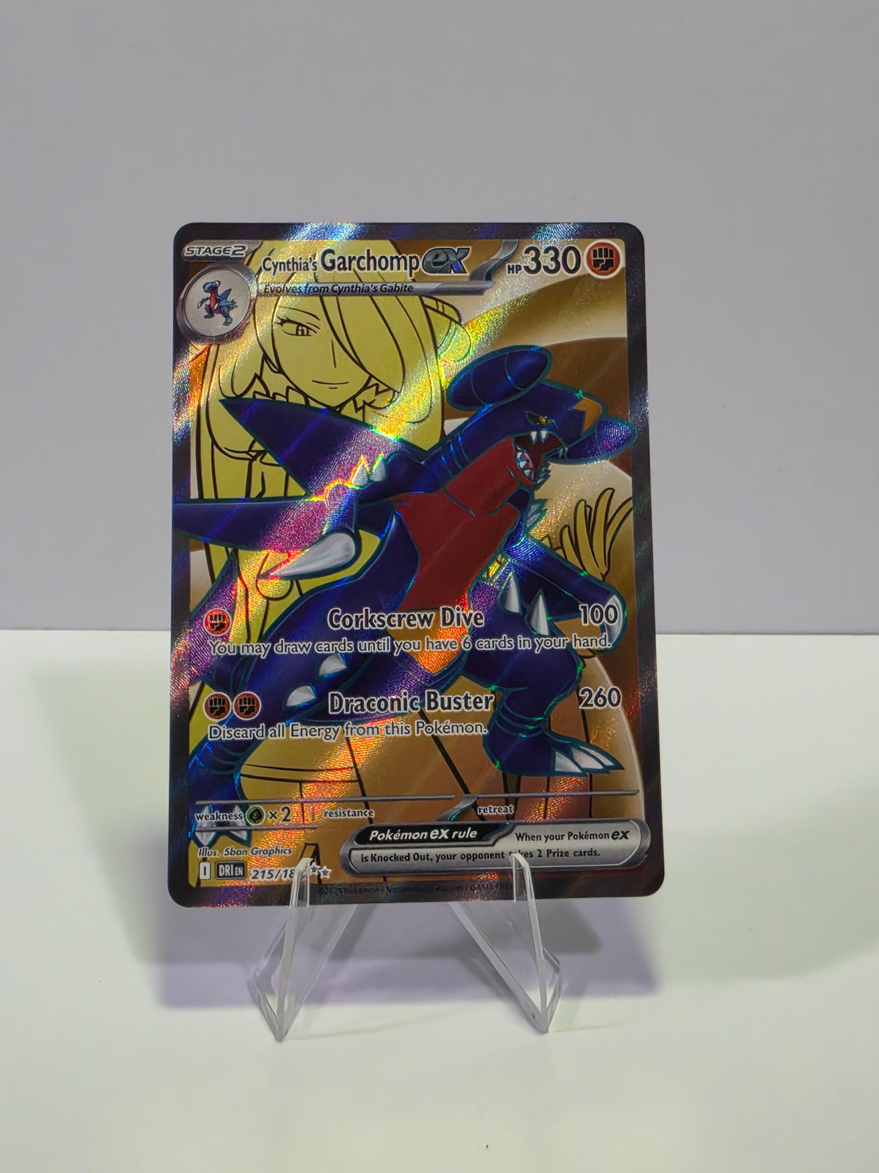 CYNTHIAS GARCHOMP EX 215/182