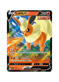 Pokémon trading card featuring a character with flame-like effects on a white background