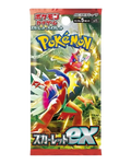 Pokémon trading card game pack featuring a colorful Pokémon character on a white background