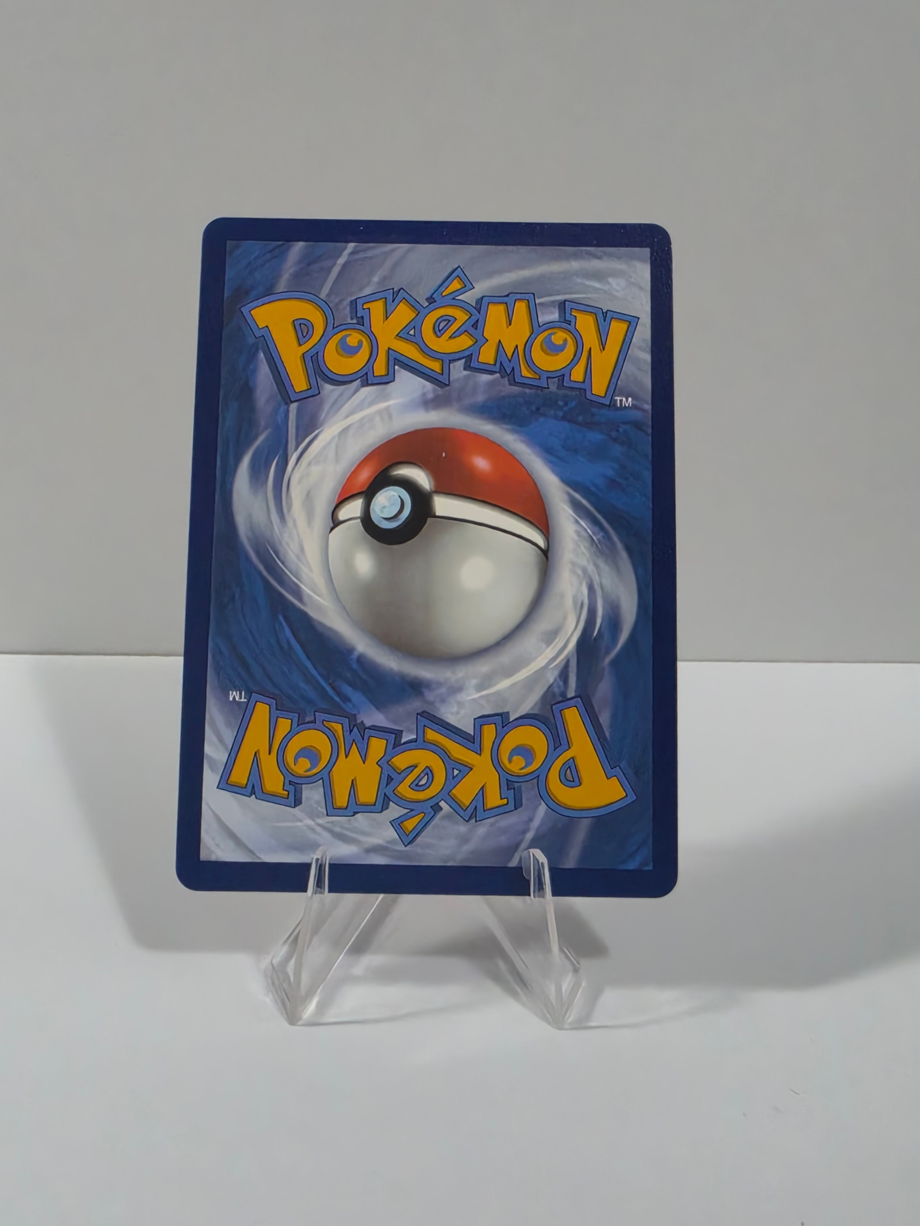 Pokémon trading card with a Poké Ball design on a white background