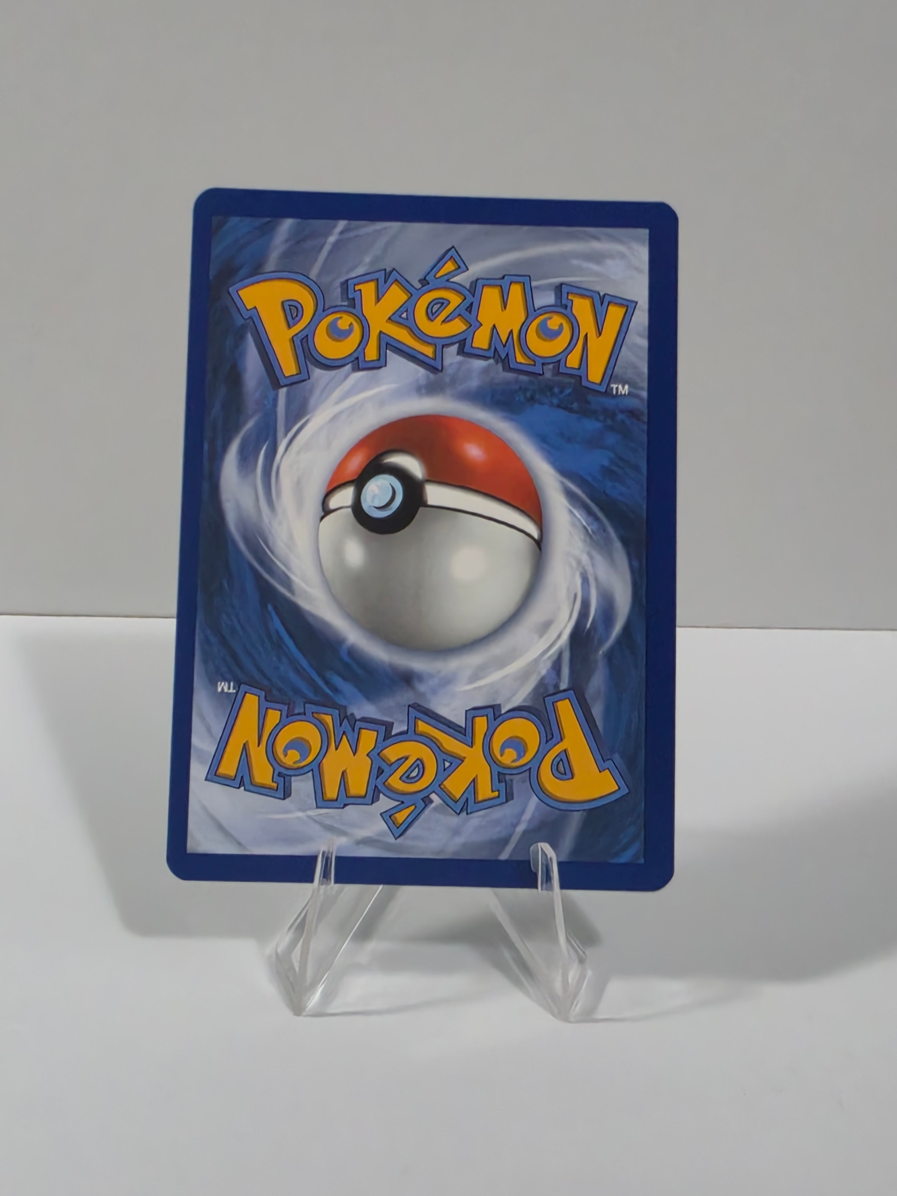 Pokémon trading card with a Poké Ball design on a white background