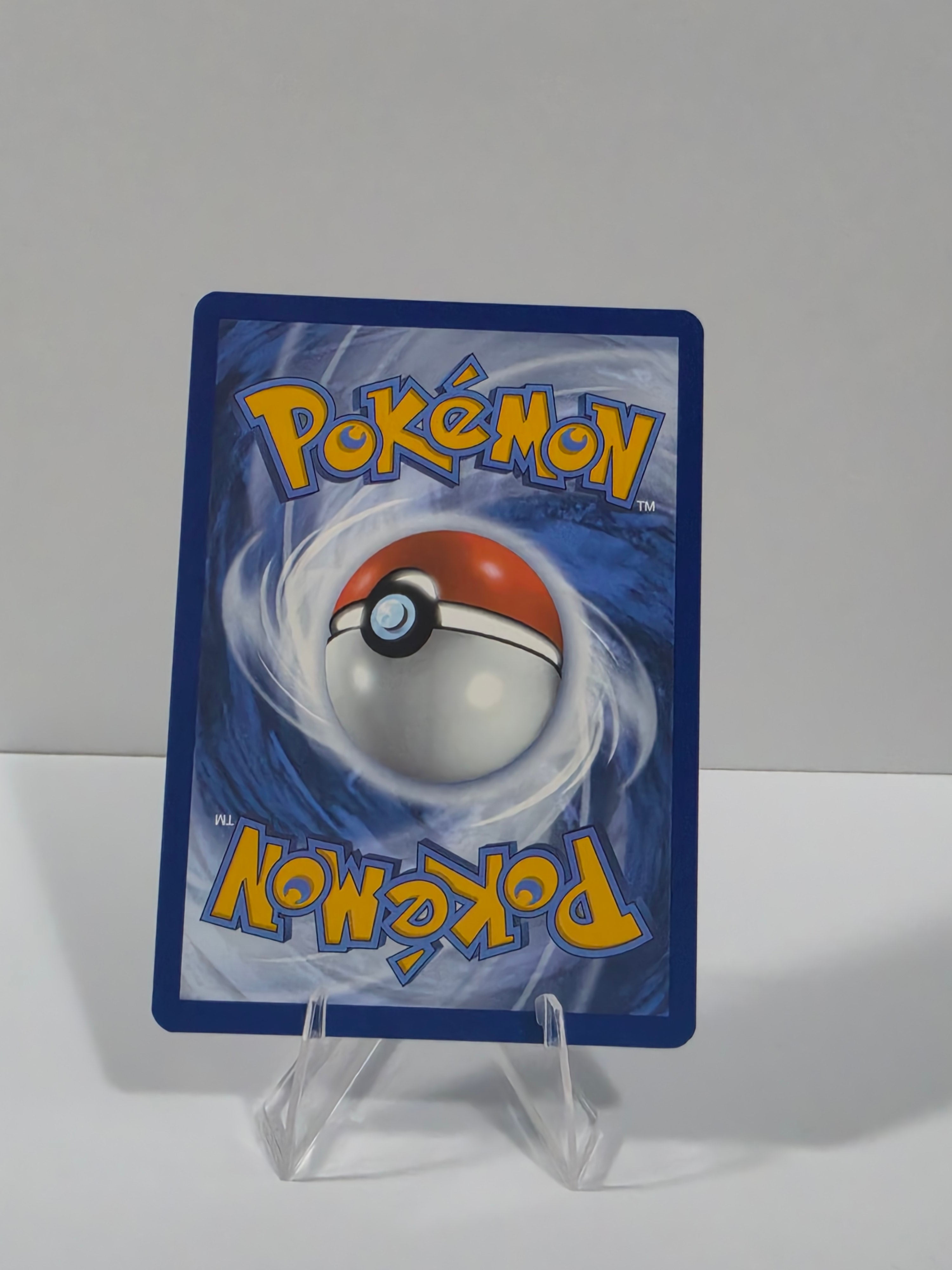 Pokémon trading card with a Poké Ball design on a white background